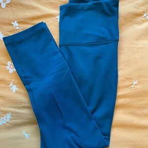 90 Degree Teal Ankle Yoga Pants XS